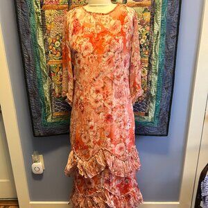 COS Silk Chiffon  Long Dress